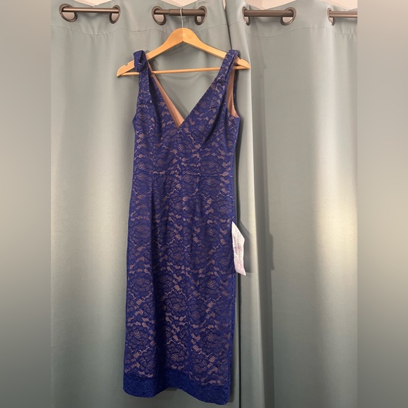 Mary Dress in Electric Blue from Dress The Population Size Large - Picture 3 of 7